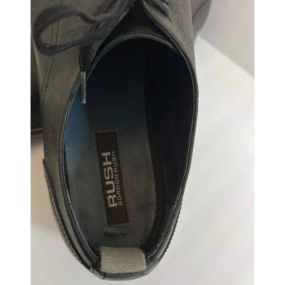 Rush By Gordon Rush Fulton Mens Black Oxfords & Lace Ups Plain Toe Shoes